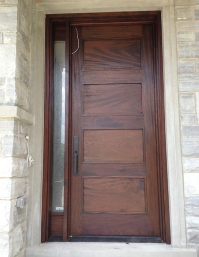 wooden doors