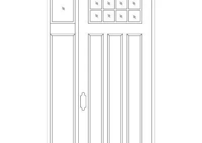 Line Drawing For Doors | Master Doors