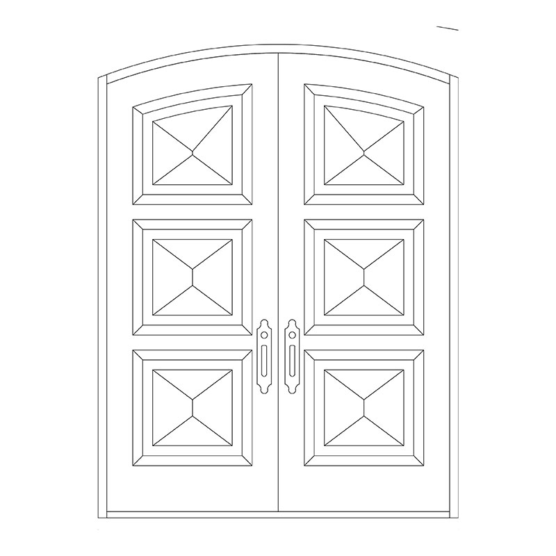 Line Drawing For Doors Master Doors