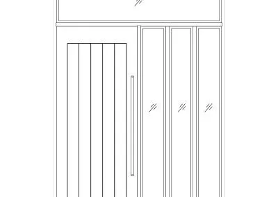 Door Drawing - 8