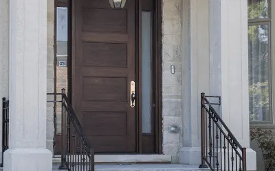 Choosing an exterior door for natural elements
