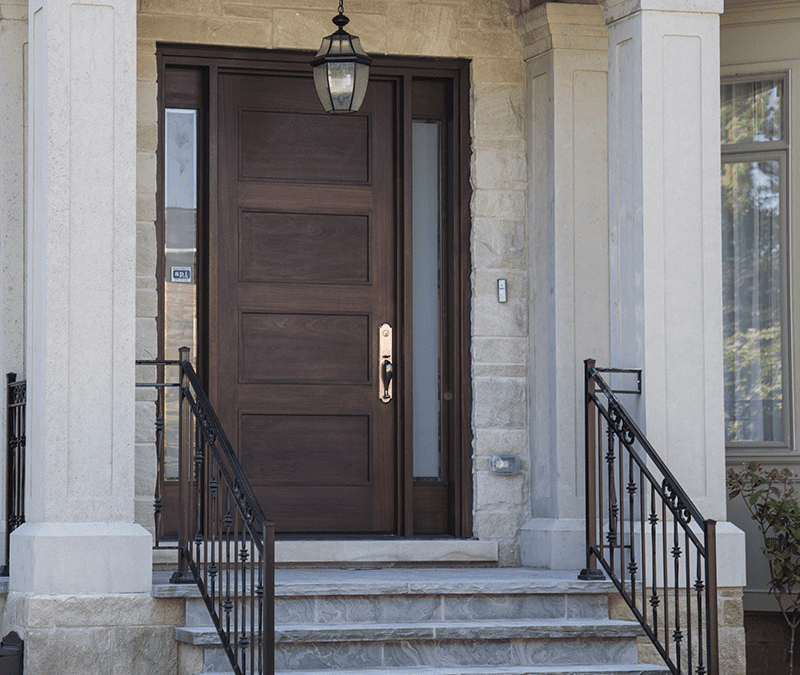 Choosing an exterior door for natural elements