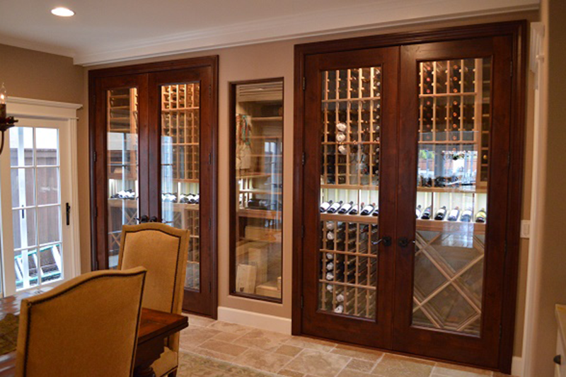Glass Wine Cellar Door | Master Doors
