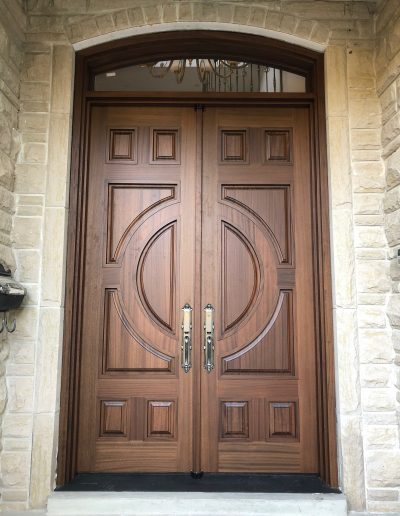 Wood Brown Entry Door