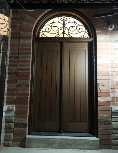 Wood Brown Entry Door