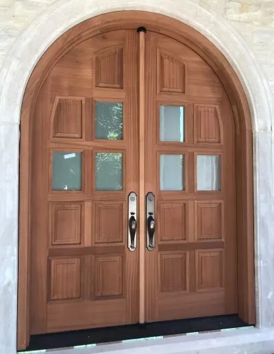 wooden doors