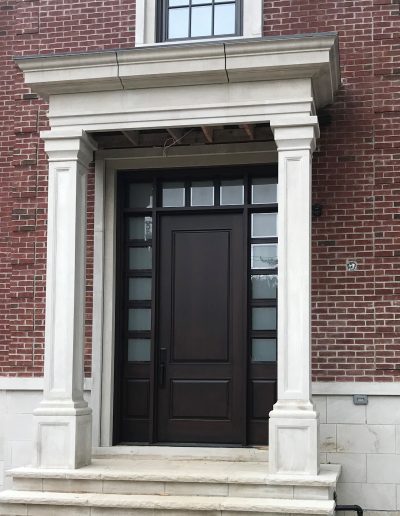 Wood Brown Entry Door