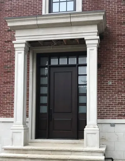 Wood Brown Entry Door