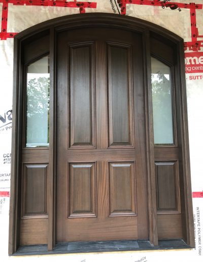 Wood Brown Entry Door