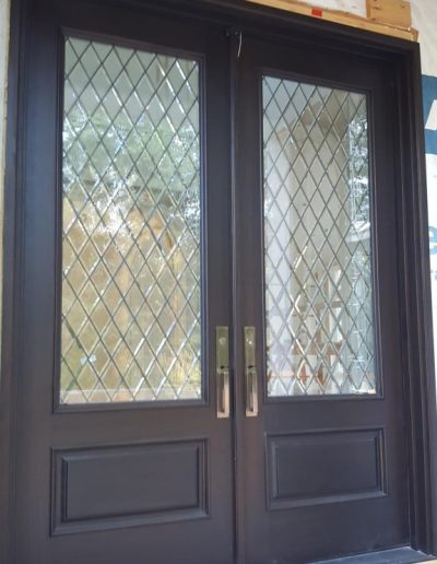 Wood Brown Entry Door