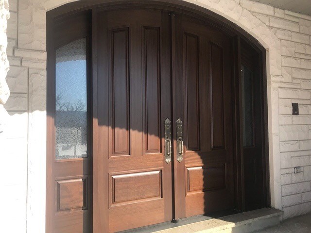 solid wood door