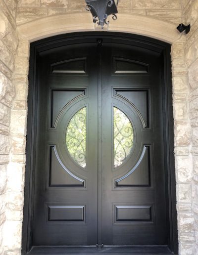 Wood Brown Entry Door