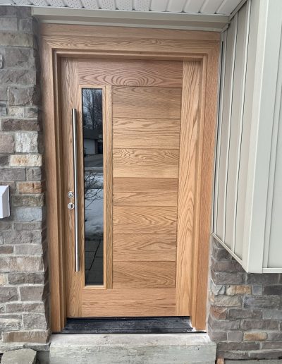 Natural Oak Exterior Door