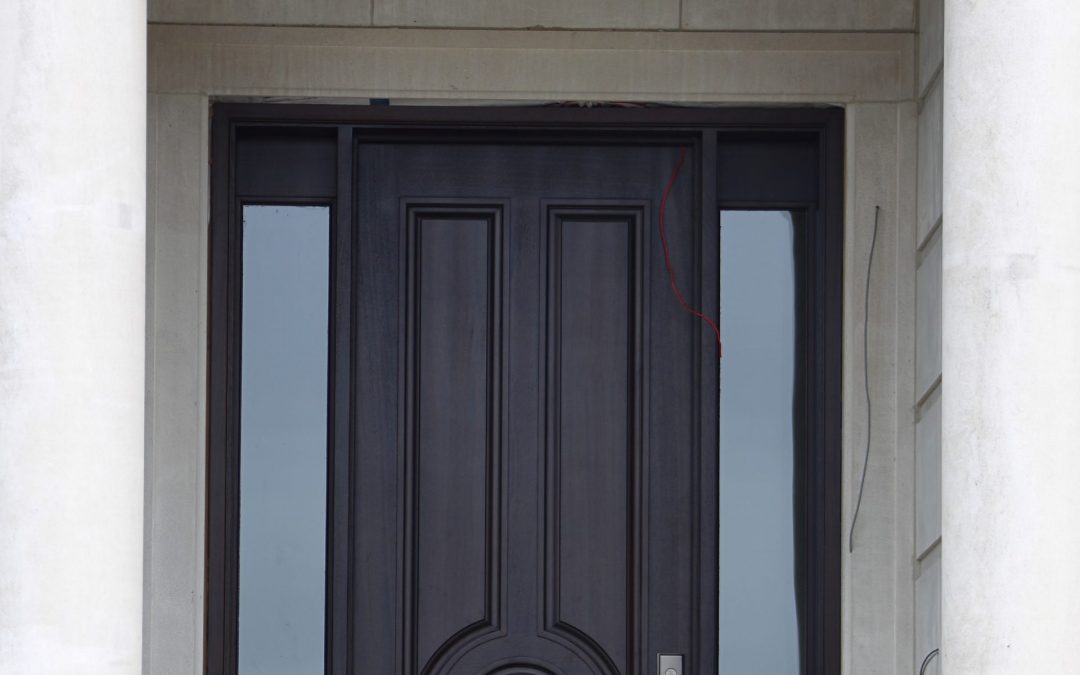 Wood Brown Entry Door