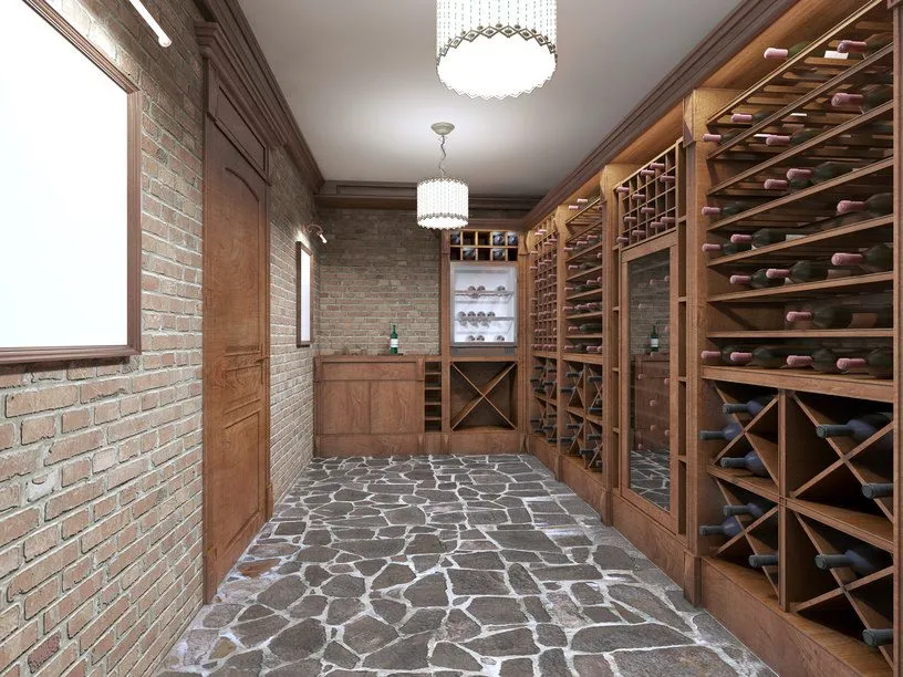 wine cellar door