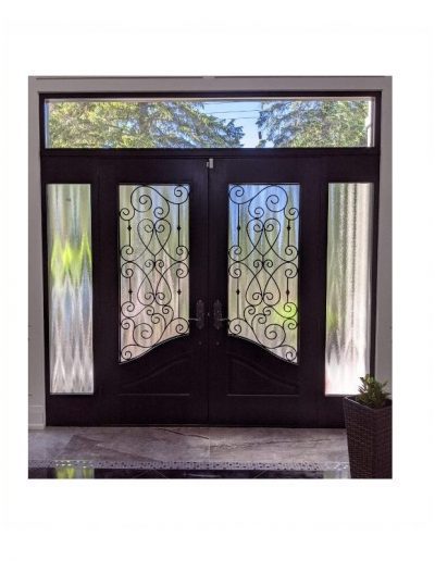 Traditional Wood Double Exterior Door