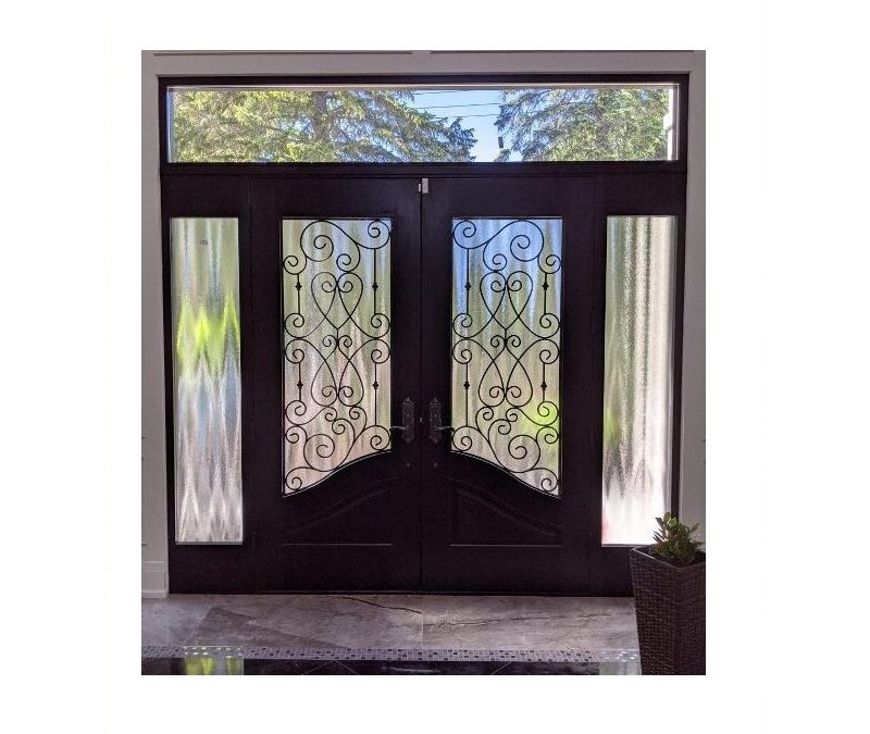 Traditional Wood Double Exterior Door