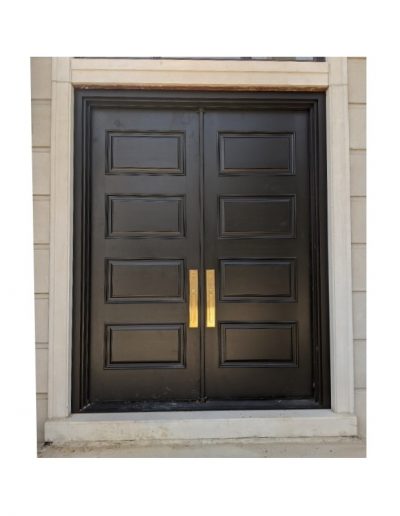 classic medium brown Wood double Exterior Door