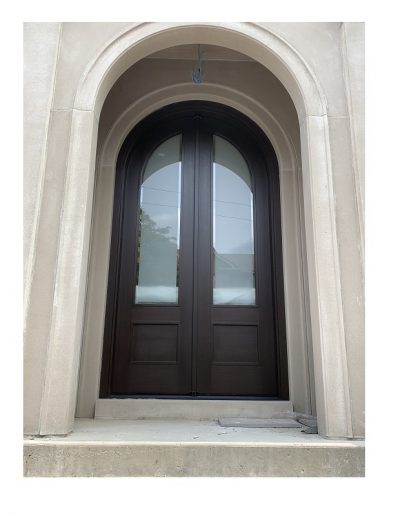 Wood Brown Entry Door