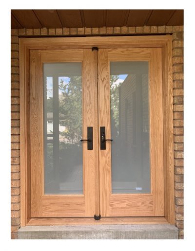 Wood Brown Entry Door