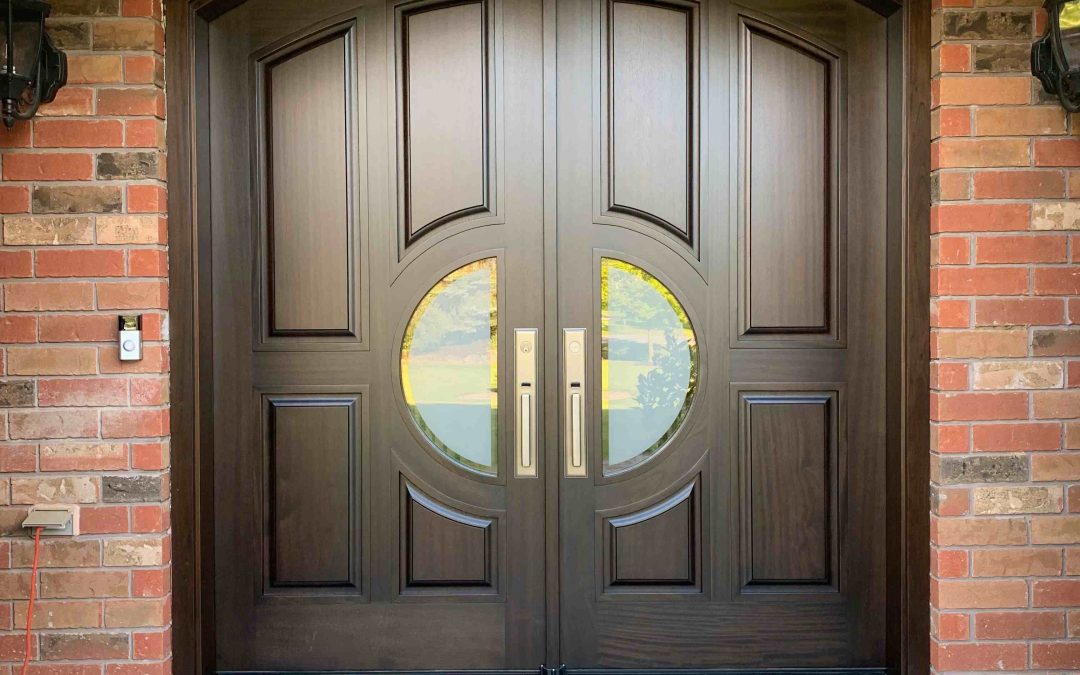 Wood Brown Entry Door