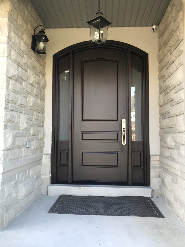 custom wood door