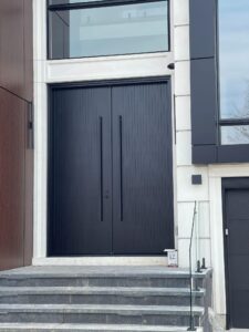 Black Exterior Door