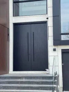 Black Exterior Door