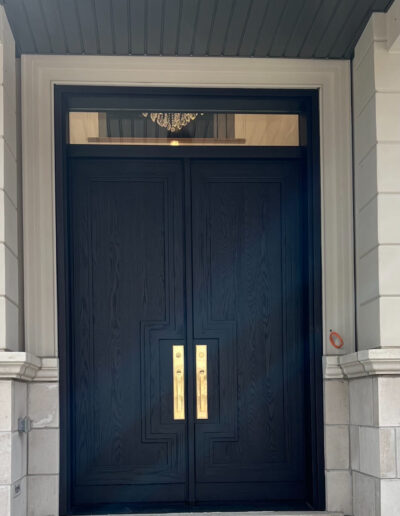 Wooden Black Door