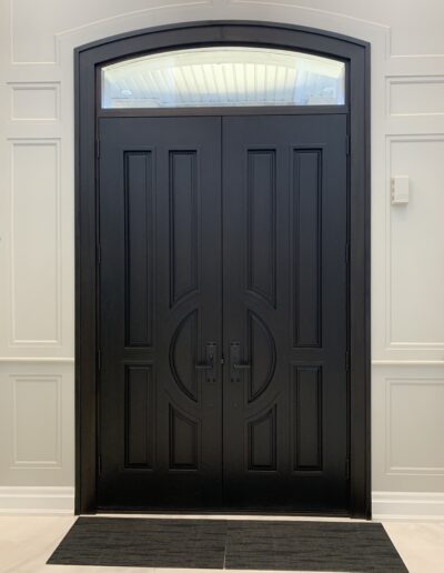 Wooden Black Door