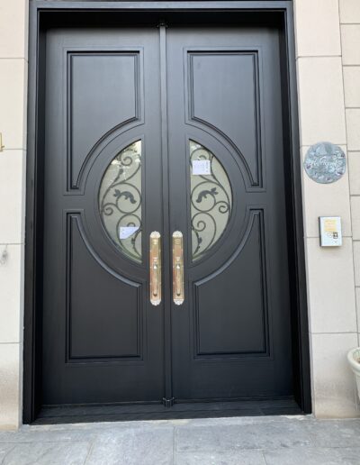 Wooden Black Door