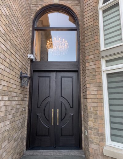 Wooden Black Door