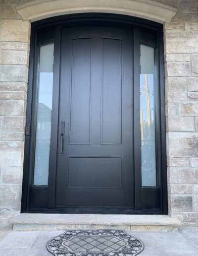 Wooden Black Door