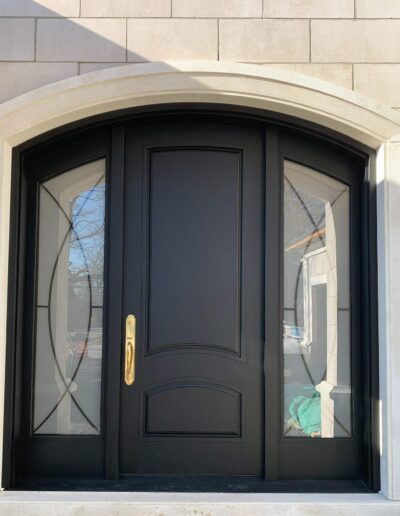Wooden Black Door