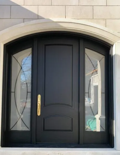 Wooden Black Door