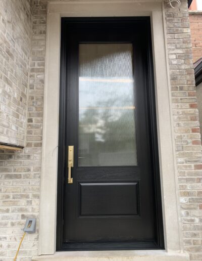 Wooden Black Door