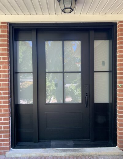 Wooden Black Door