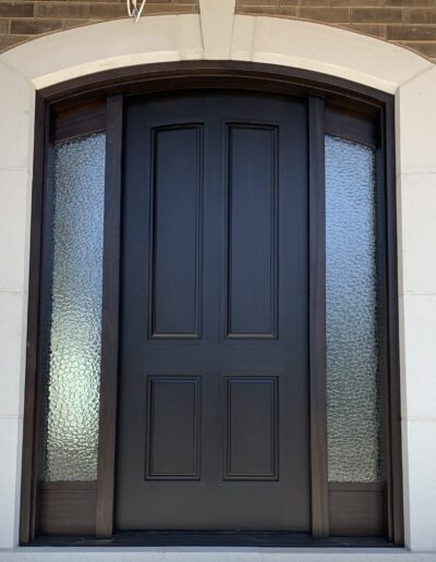 Wooden Black Door