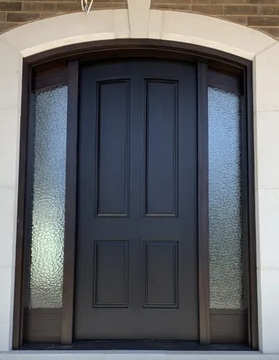 Wooden Black Door