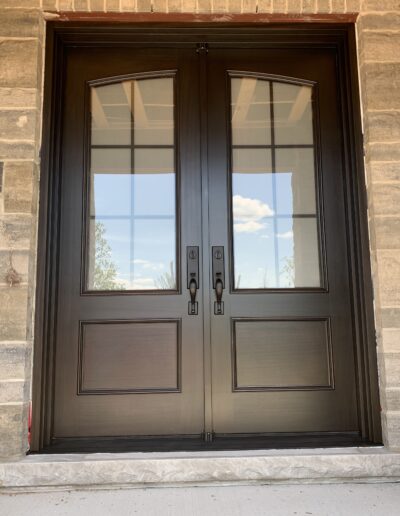 Wooden Black Door