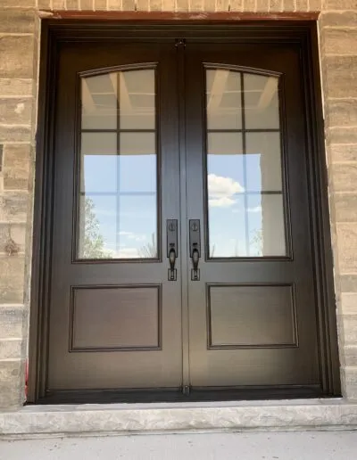 Wooden Black Door