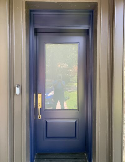 Wooden Black Door