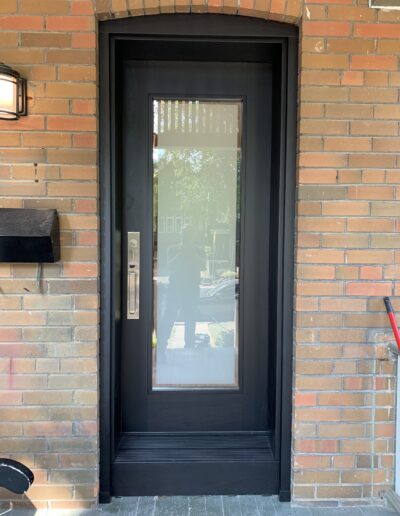 Wooden Black Door