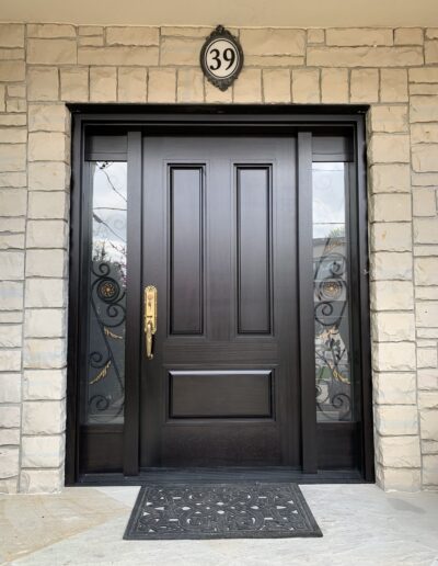 Wooden Black Door