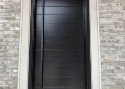 Wooden Black Door