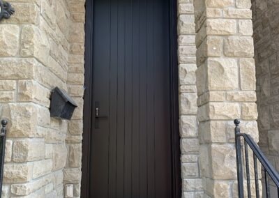 Wooden Black Door
