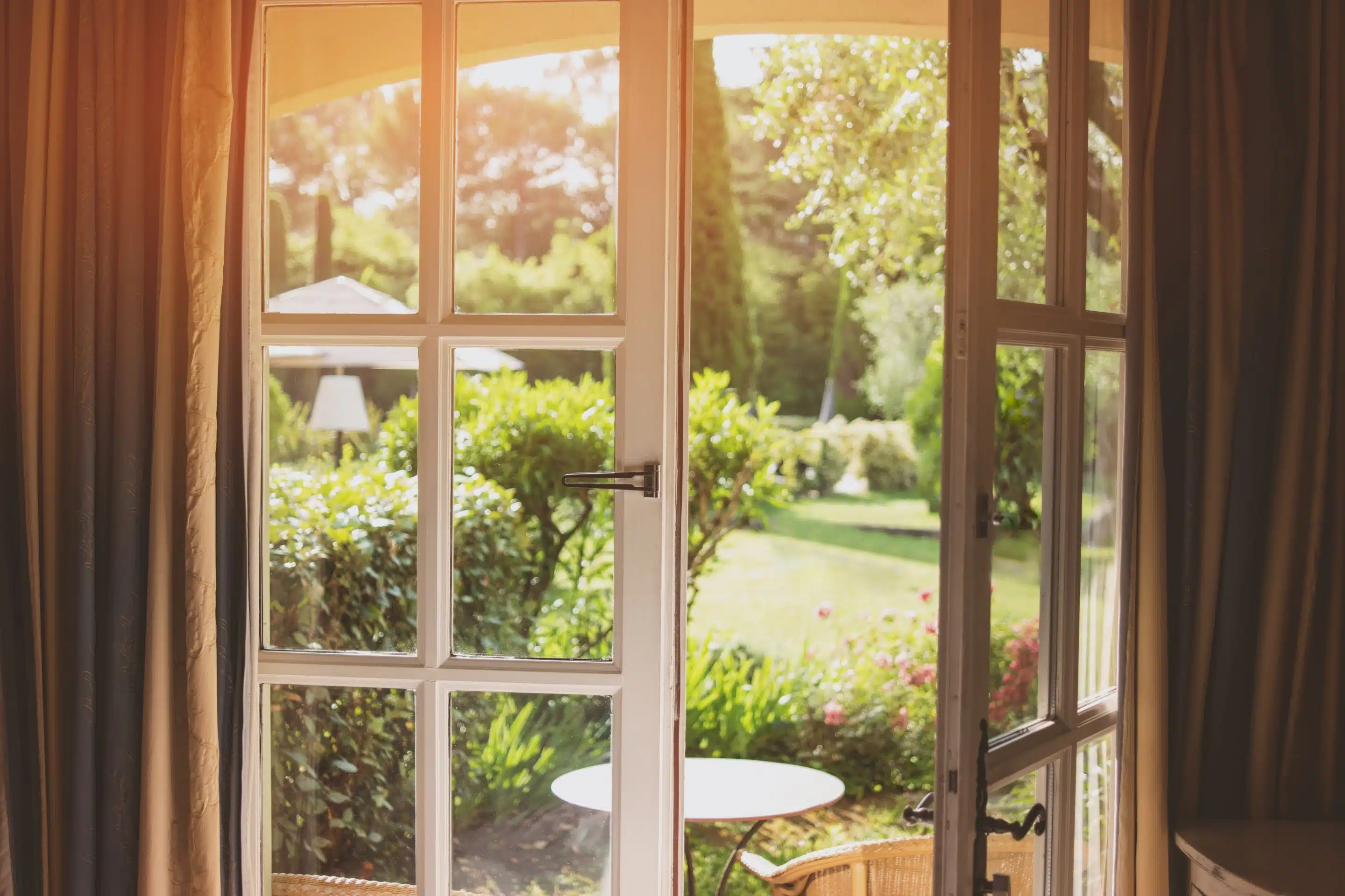 Open door and nature. Choosing the Right French Door for Your Space<br />